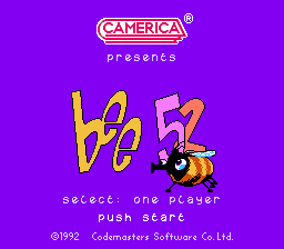Bee 52 (Homebrew) — Title screen